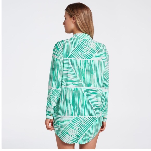 Calia | by Carrie Underwood |L/S Utility Shirt Beach Cover Up XS - Picture 4 of 9